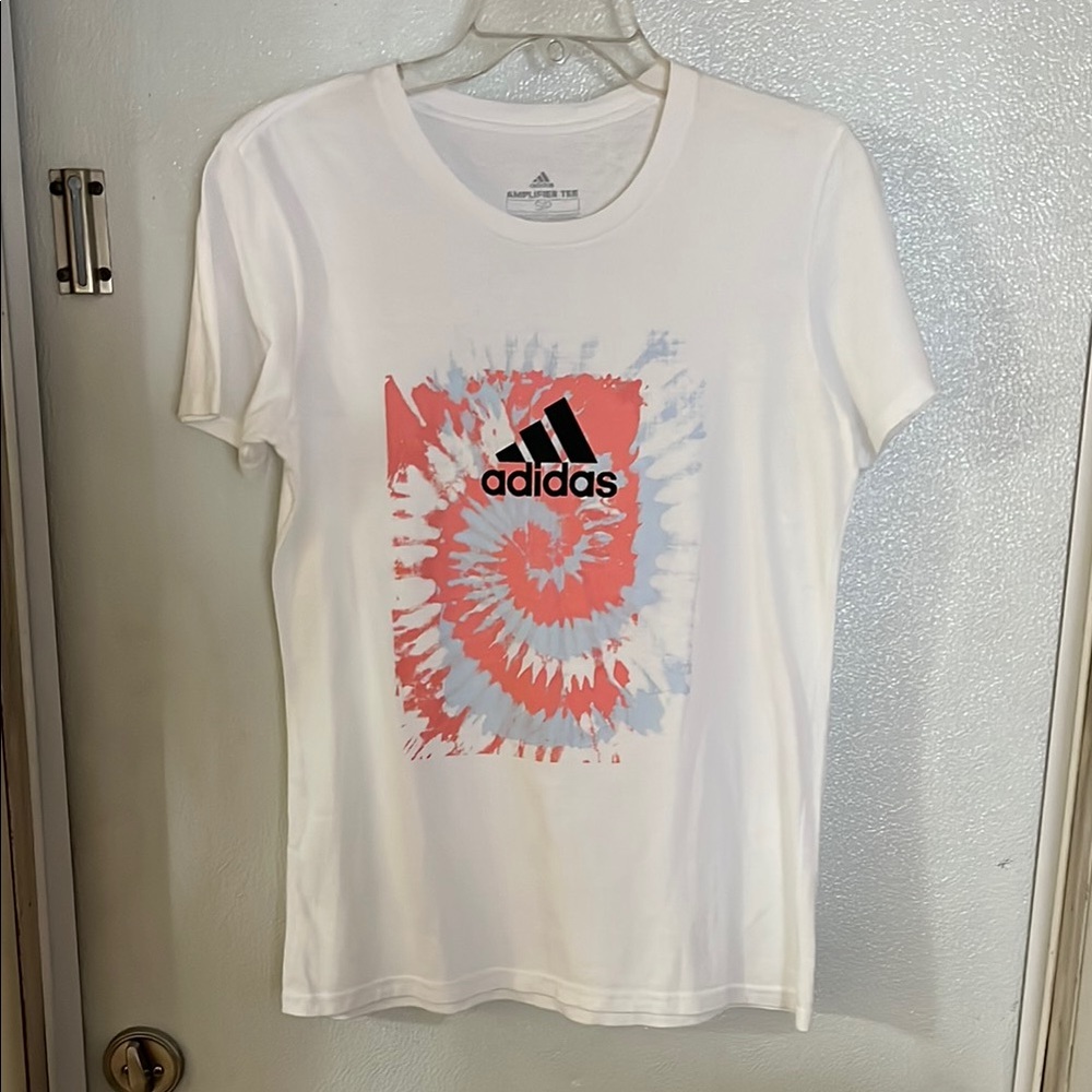 Adidas Tie-Dye Logo T-Shirt Women’s Size Small